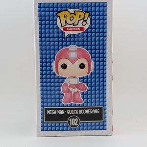 Funko POP! Games Megaman #102 Megaman Quick Boomerang GameStop Exclusive Vinyl Collectable FRENLY BRICKS - Open 7 Days