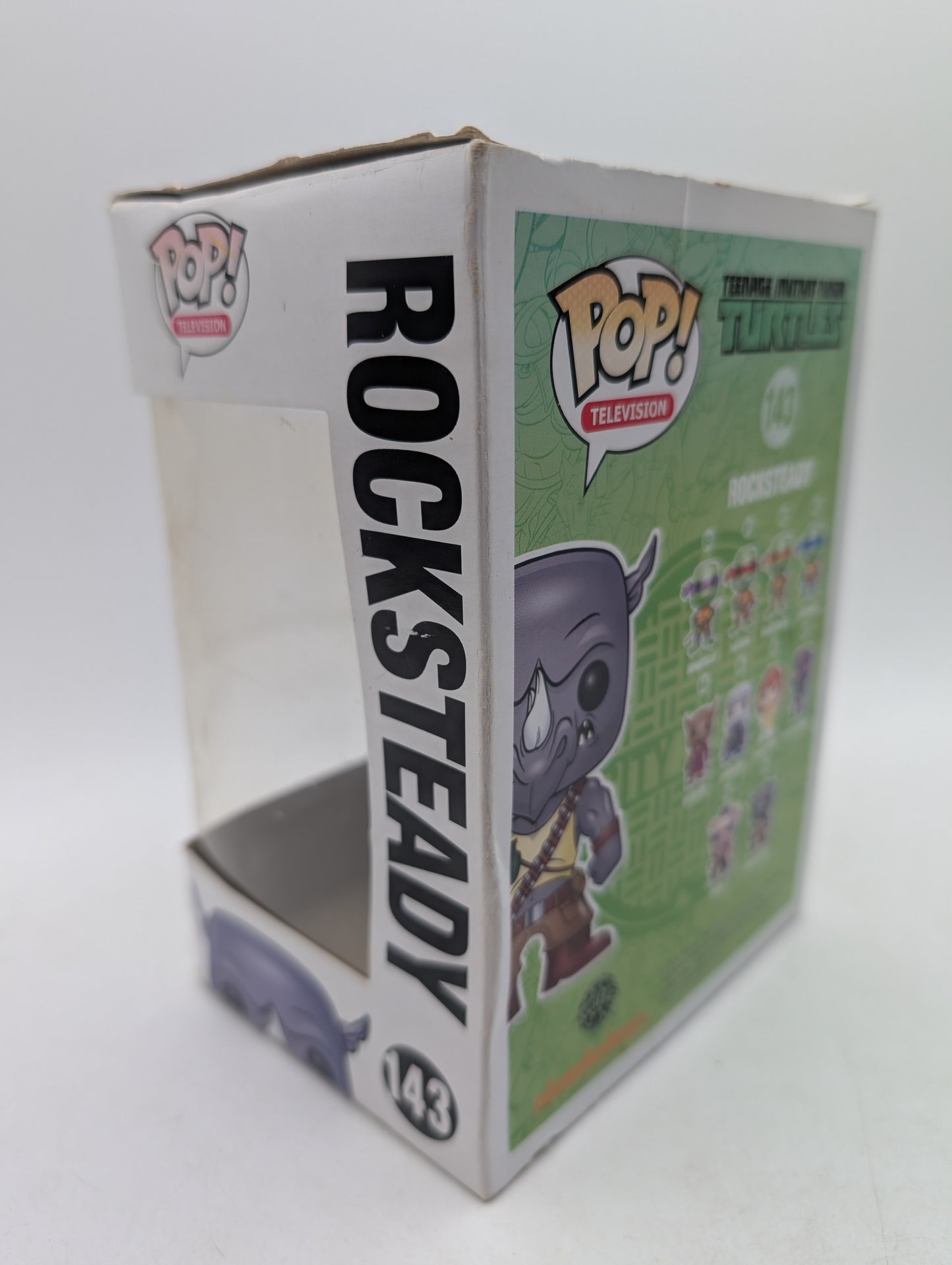 Funko POP! Animation Teenage Mutant Ninja Turtles Rocksteady #143 No Insert Mould