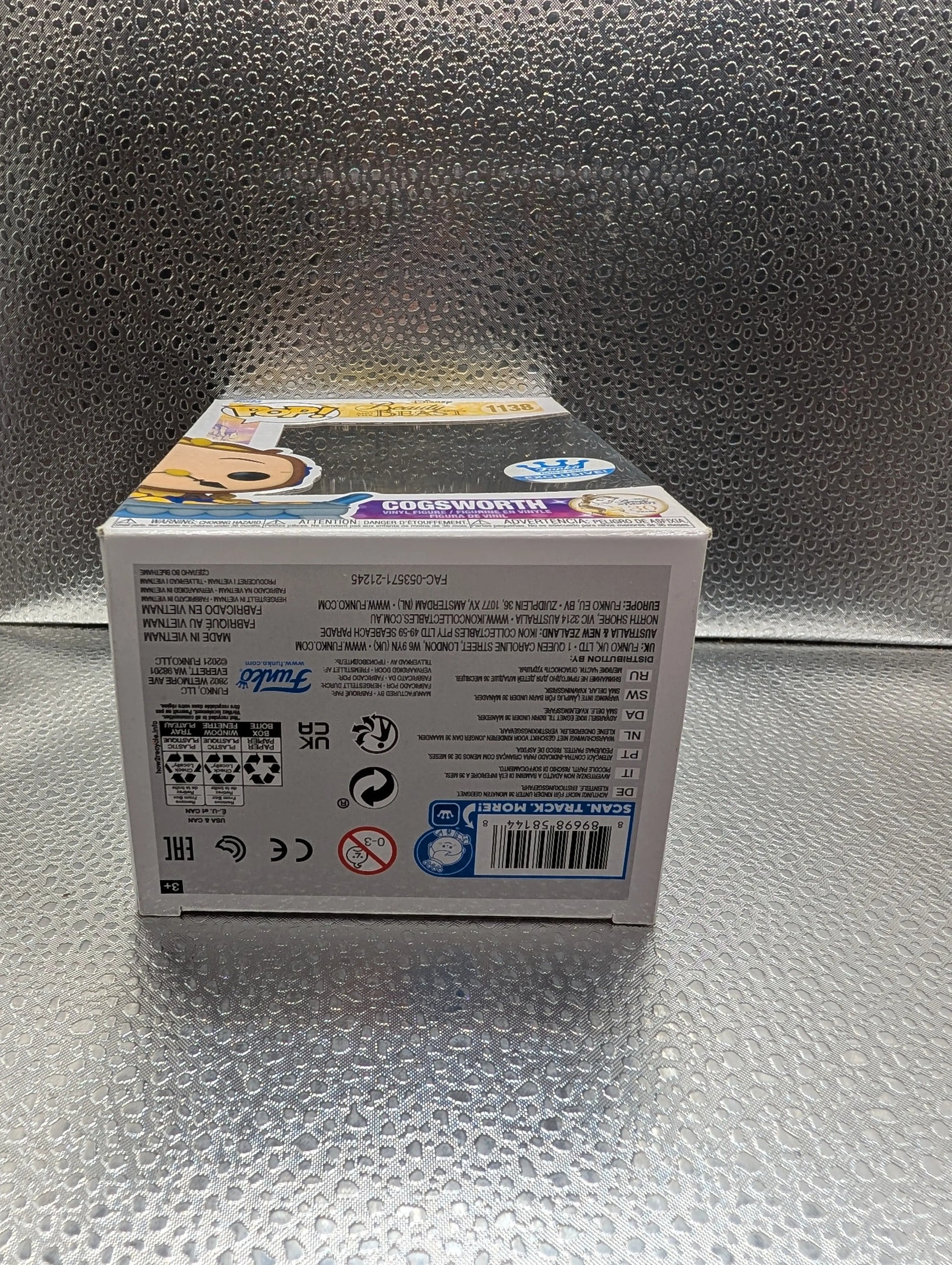 FUNKO Pop Vinyl Cogsworth #1138 FRENLY BRICKS - Open 7 Days