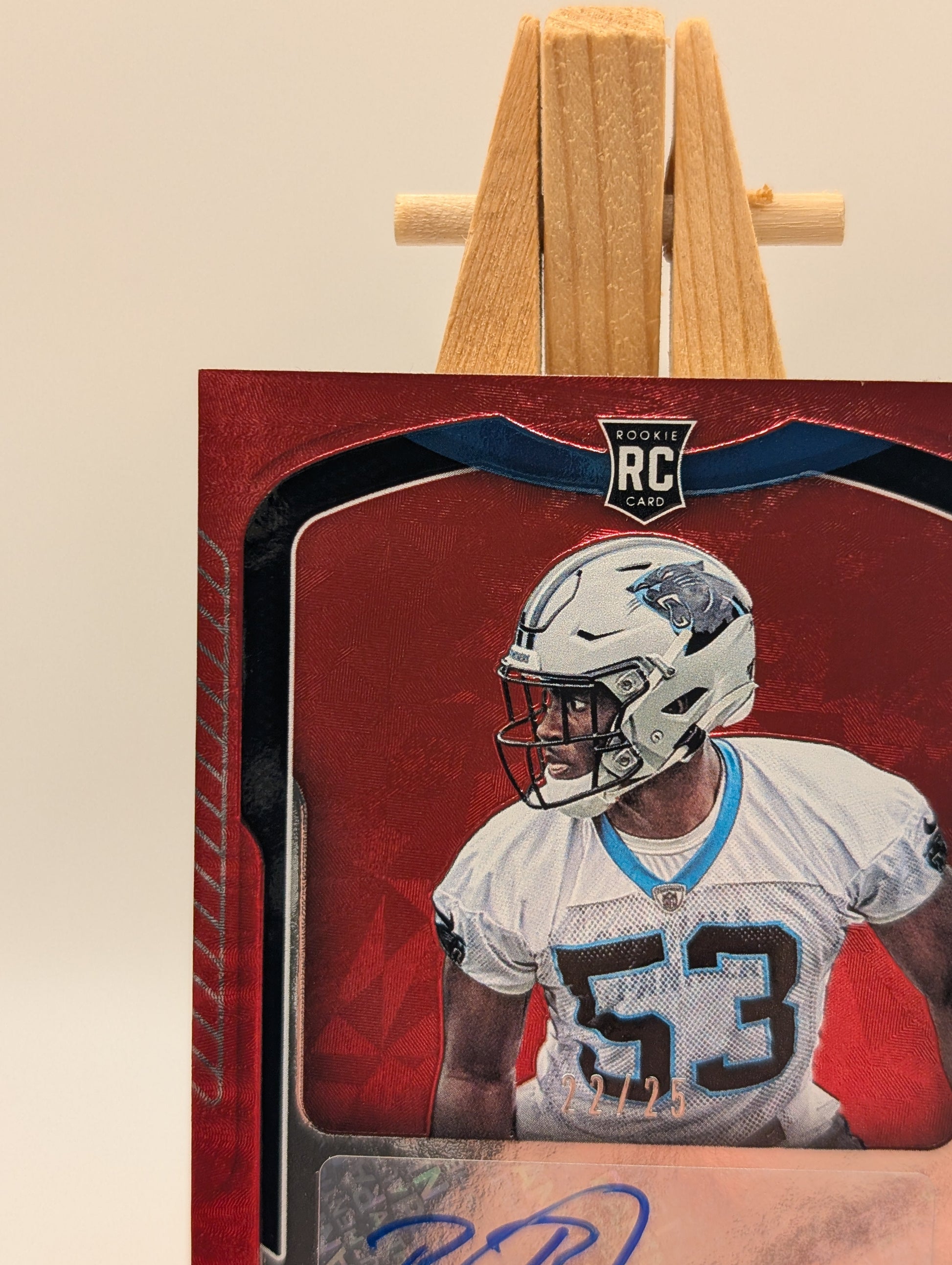 2019 Panini Certified Brian Burns Auto #/25 Rookie Autograph RC #139 Red FRENLY BRICKS - Open 7 Days