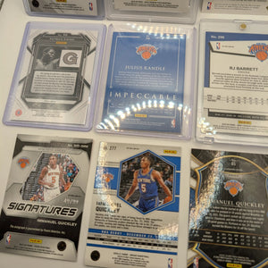New York Knicks NBA Basketball Card Lot, Rookies, Patch, Auto, Graded, RJ Barret FRENLY BRICKS - Open 7 Days