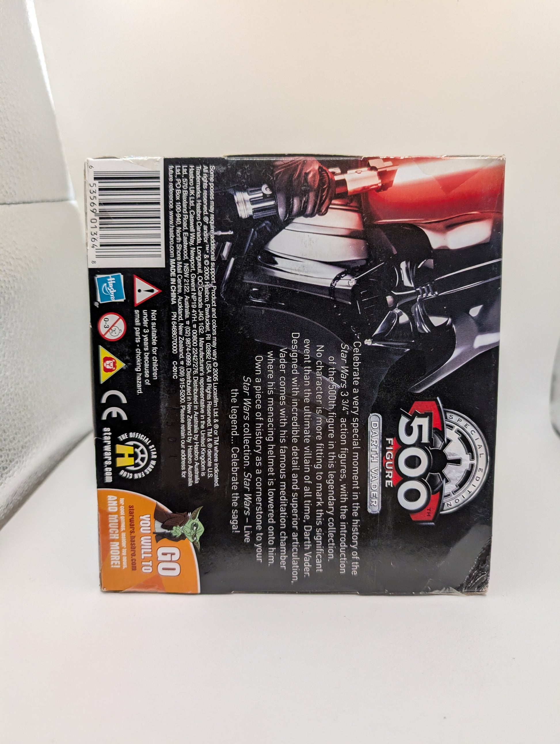 2005 STAR WARS DARTH VADER SPECIAL EDITION '500' FIGURE CHAMBER HASBRO