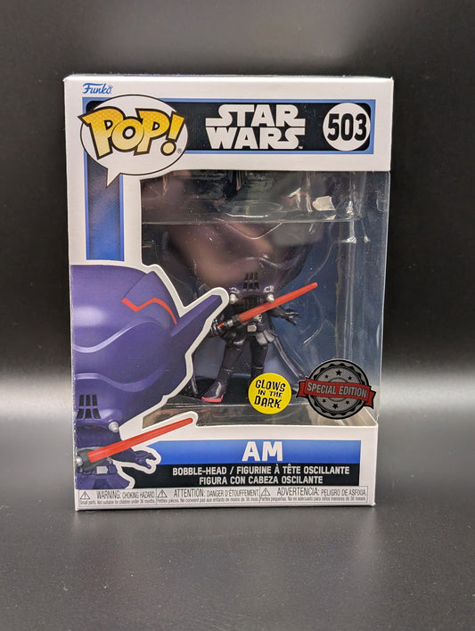 Funko POP! Tv Star Wars #503 AM Glows In The Dark Limited Edition FRENLY BRICKS - Open 7 Days