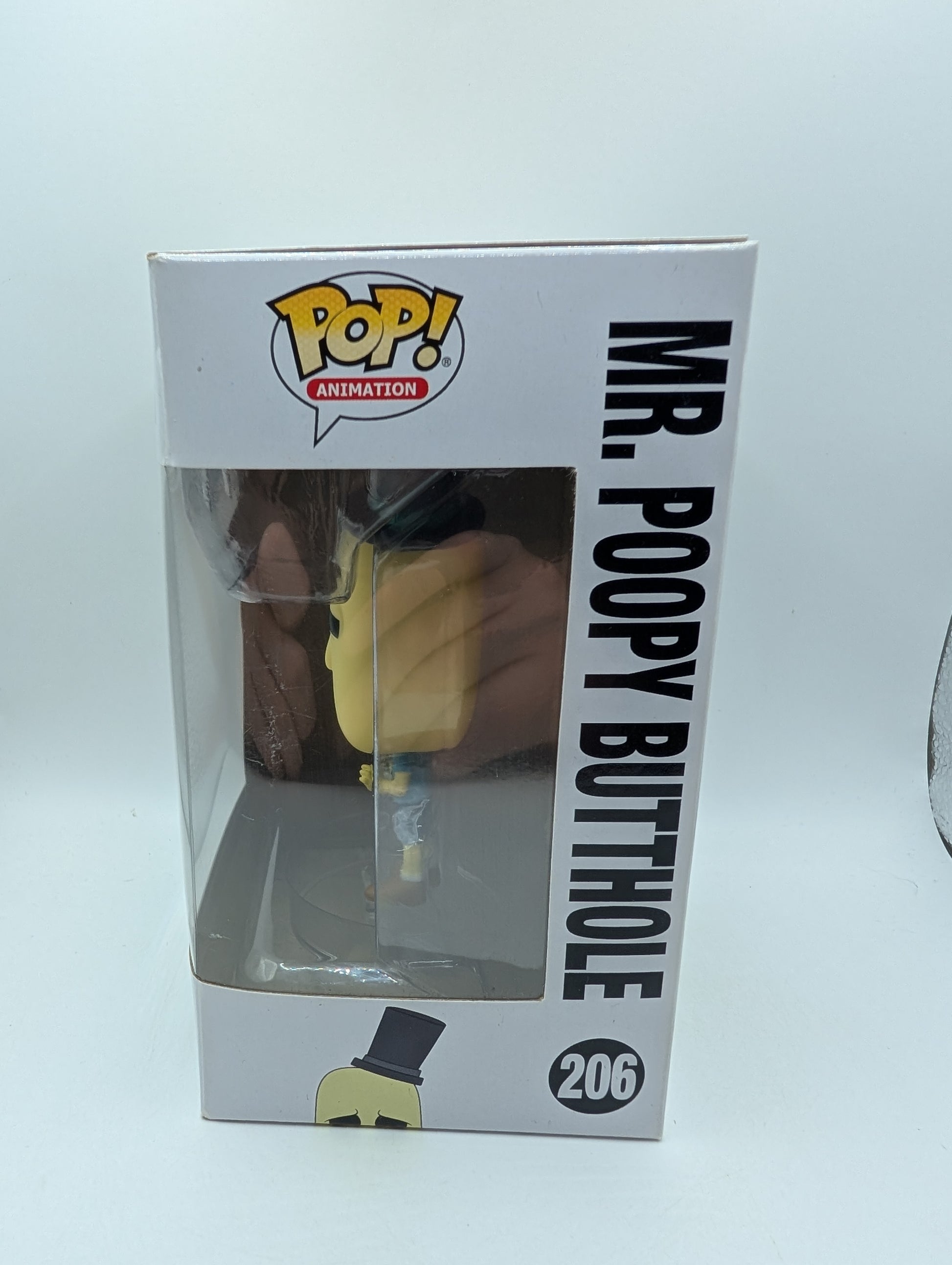 Funko Pop! Mr Poopy Butthole #206 Rick and Morty Animation Vaulted Collectible