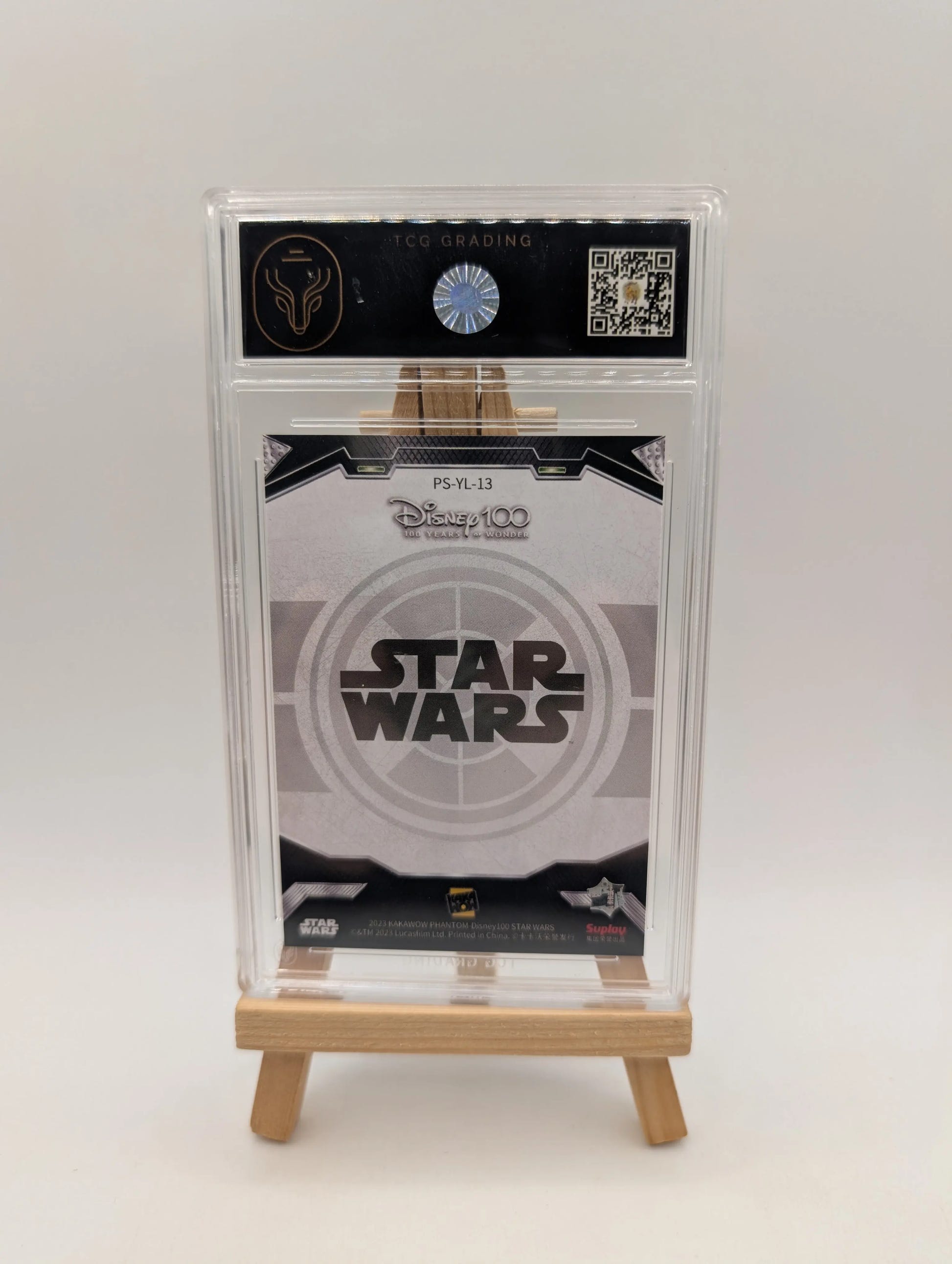 2023 Kakawow Phantom Disney100 Star Wars Grogu #PS-YL-13 TCG 9 FRENLY BRICKS - Open 7 Days image 2