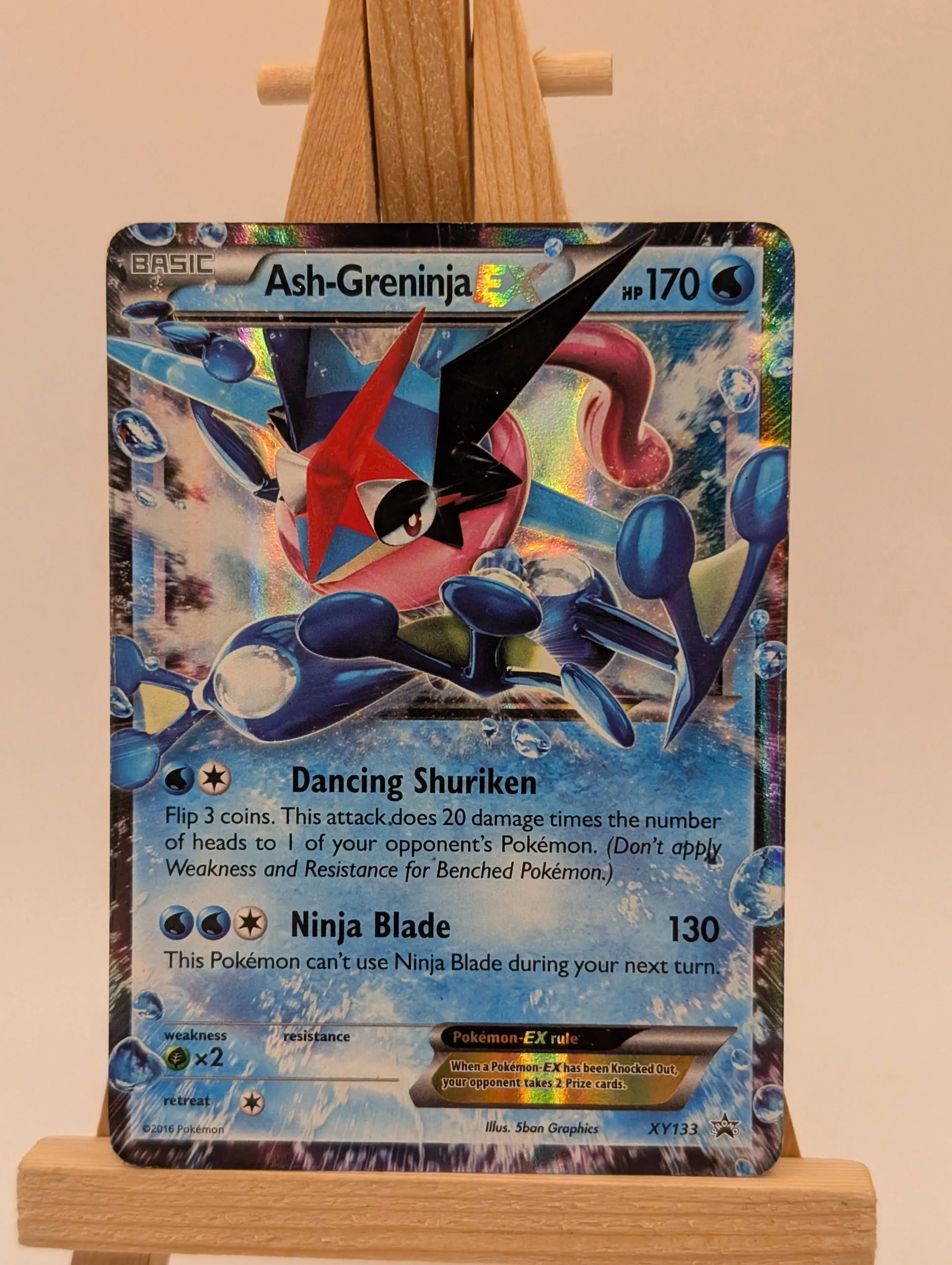 Ash-Greninja EX XY133 Black Star Promo Collection Box Holo Rare Pokemon Card MP FRENLY BRICKS - Open 7 Days image 2