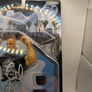 WWE WrestleMania 21 Stone Cold Steve Austin Action Figure 2005 New SIGNED AUTO FRENLY BRICKS - Open 7 Days