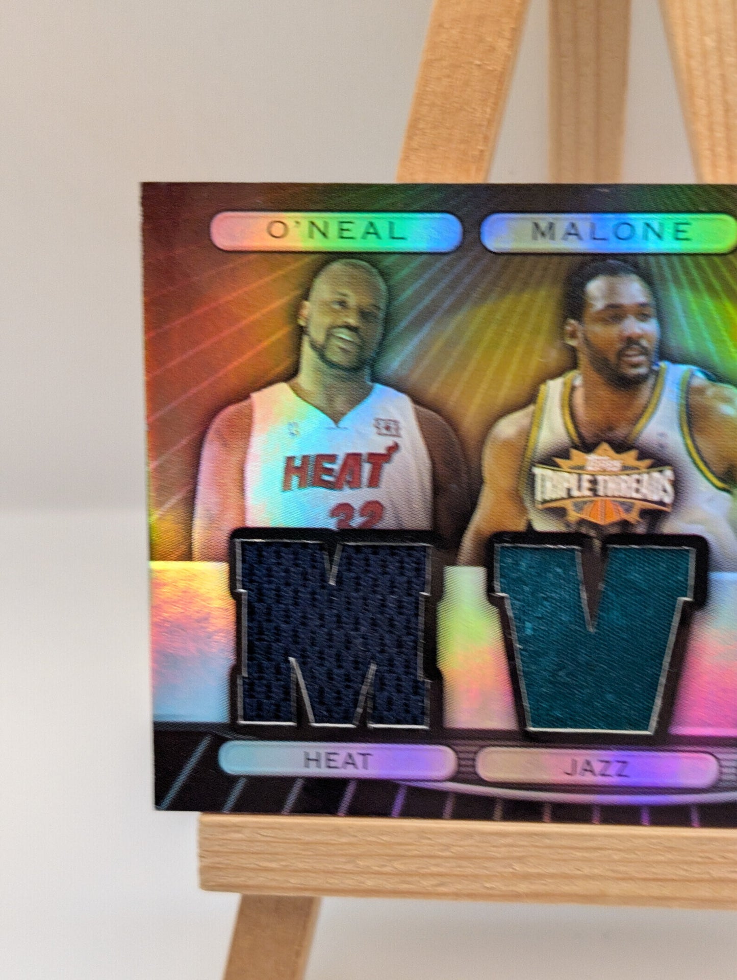 2007 Topps Threads SEPIA /9 RELICS COMBOS Shaquille Karl Malone David Robinson FRENLY BRICKS - Open 7 Days