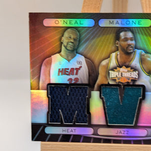 2007 Topps Threads SEPIA /9 RELICS COMBOS Shaquille Karl Malone David Robinson FRENLY BRICKS - Open 7 Days