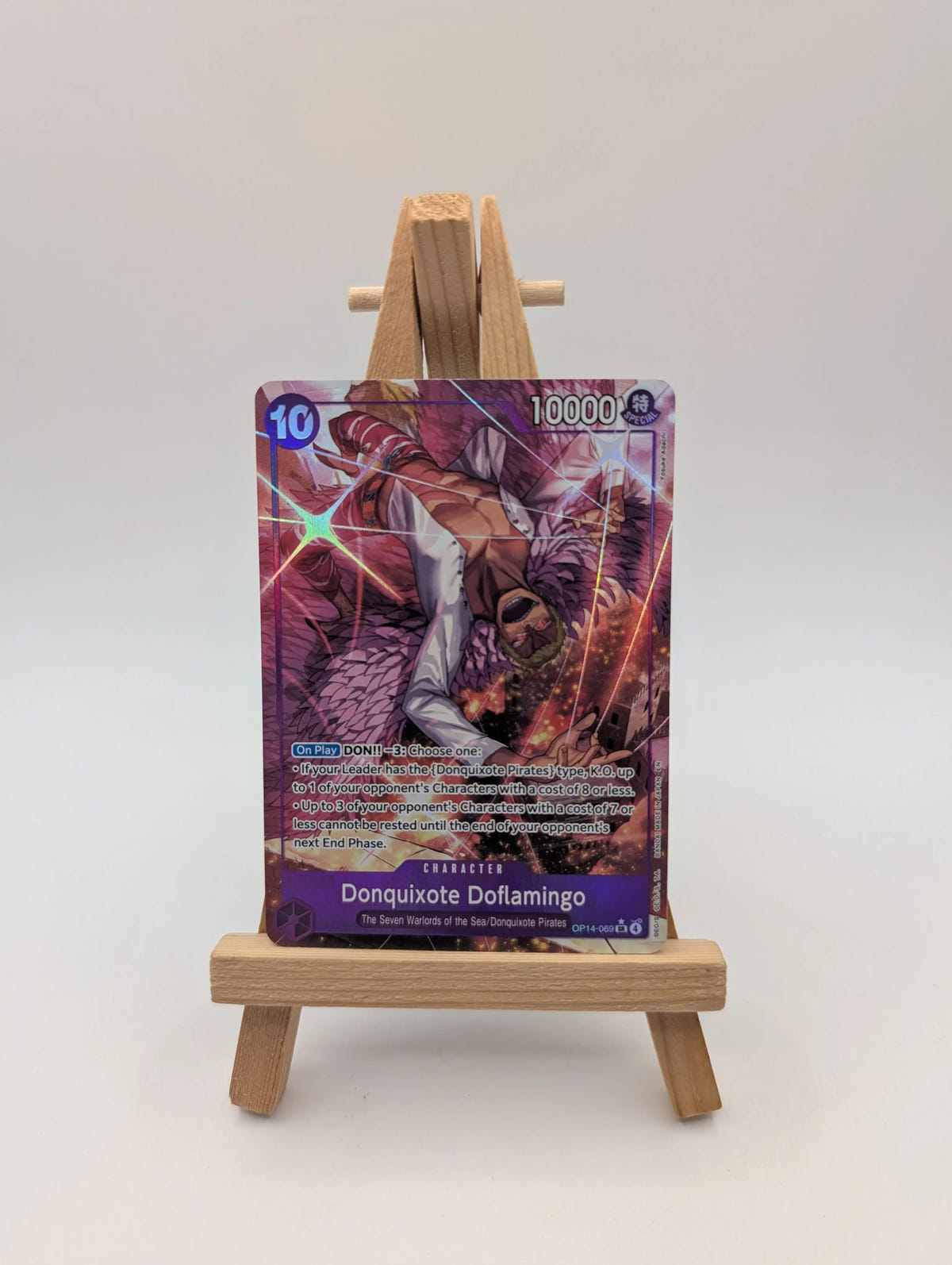 Donquixote Doflamingo (Alt Art) OP14-069 THE AZURE SEA'S SEVEN English FRENLY BRICKS - Open 7 Days image 1