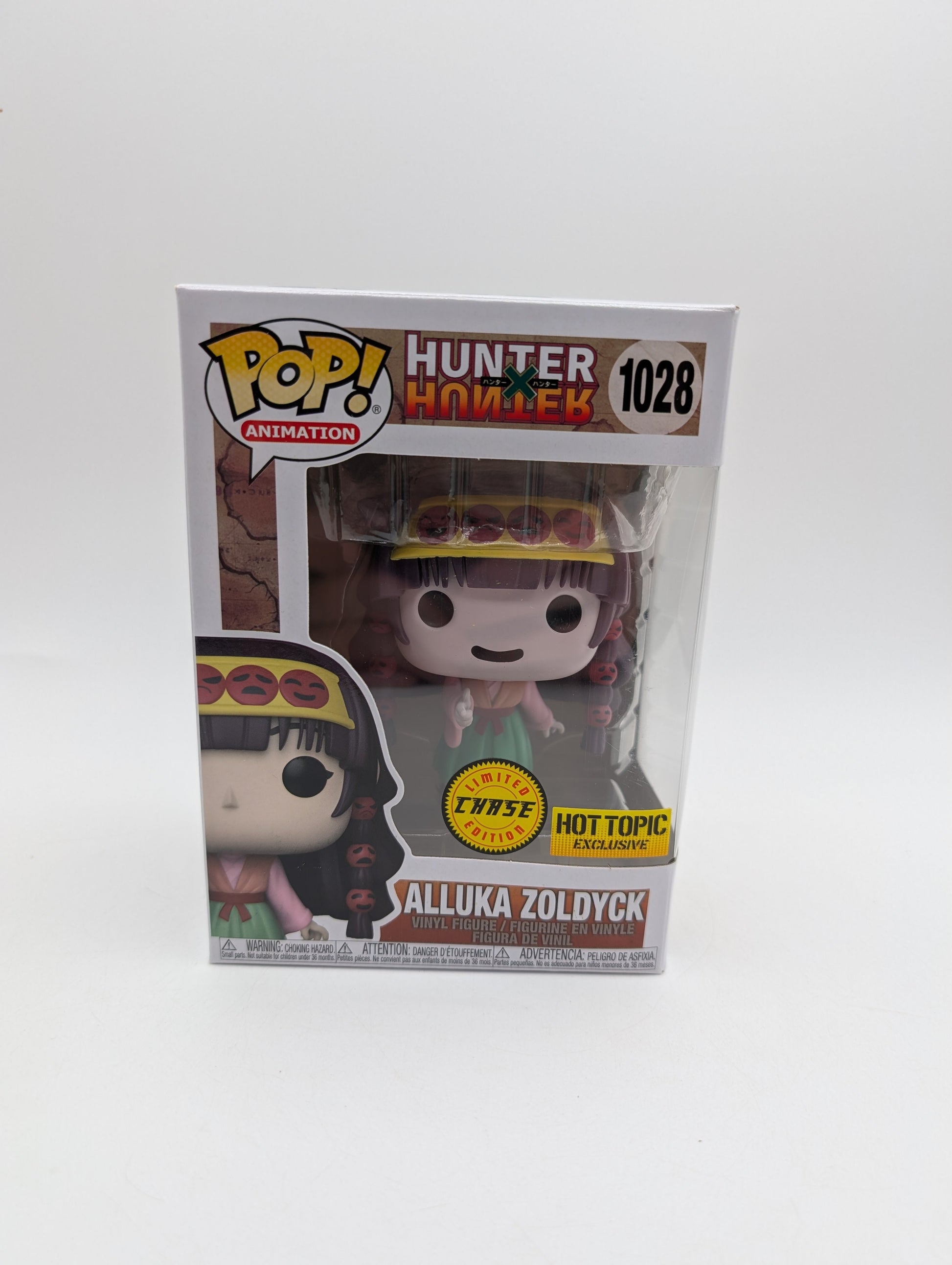 Funko POP! Hunter X Hunter ALLUKA ZOLDYCK  (CHASE) #1028  Hot Topic Exclusive FRENLY BRICKS - Open 7 Days