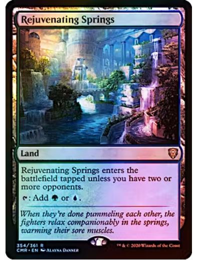 Rejuvenating Springs Commander Legends (R) Collector #: 354 FOIL FRENLY BRICKS - Open 7 Days