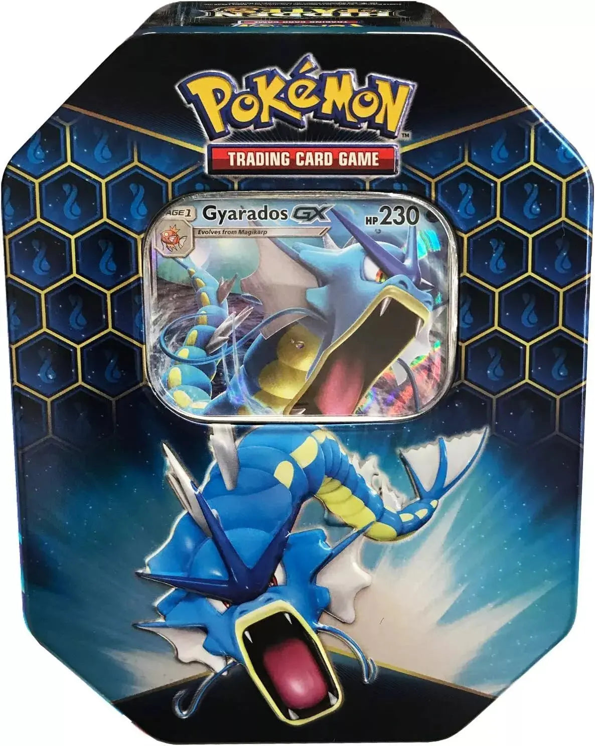 Pokemon TCG Hidden Fates Gyarados Tin Brand New Factory Sealed 2019 FRENLY BRICKS - Open 7 Days