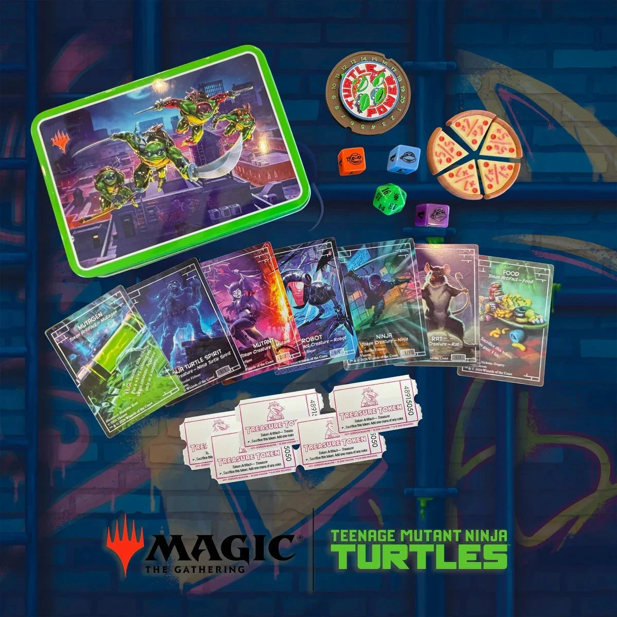 TMNT Beadle Grimm's MTG Token Set Teenage Mutant Ninja Turtles Factory Sealed FRENLY BRICKS - Open 7 Days
