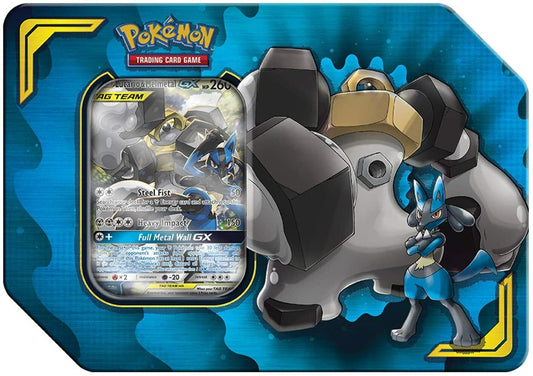 Pokemon Power Partnership Tin : Lucario & Melmetal GX SM192 - NEW & SEALED FRENLY BRICKS - Open 7 Days