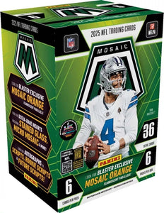2025 Panini Mosaic NFL Football Sealed Blaster Box - 6 Packs