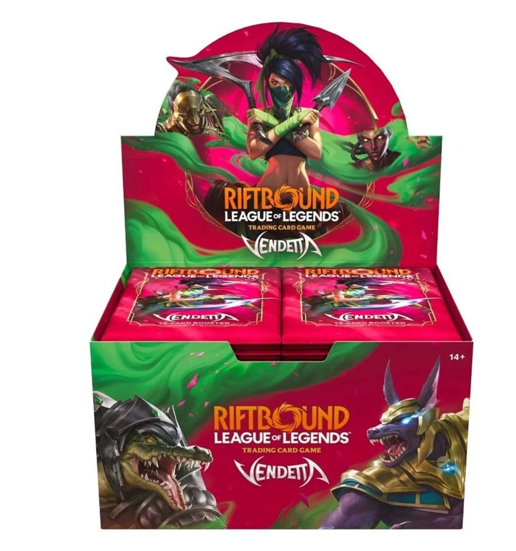 Vendetta Riftbound League of Legends TCG Booster Display [Pre-Order 31/7] FRENLY BRICKS - Open 7 Days