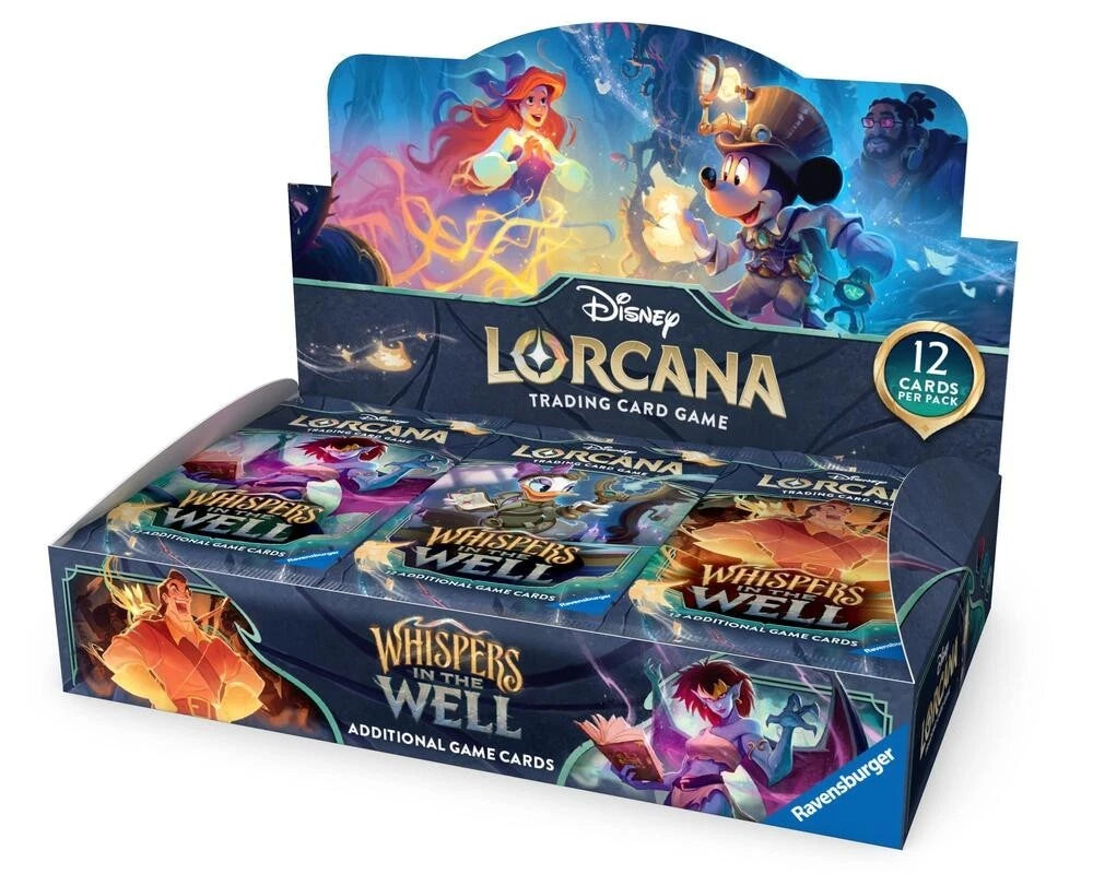 DISNEY LORCANA WHISPERS IN THE WELL BOOSTER BOX FRENLY BRICKS - Open 7 Days