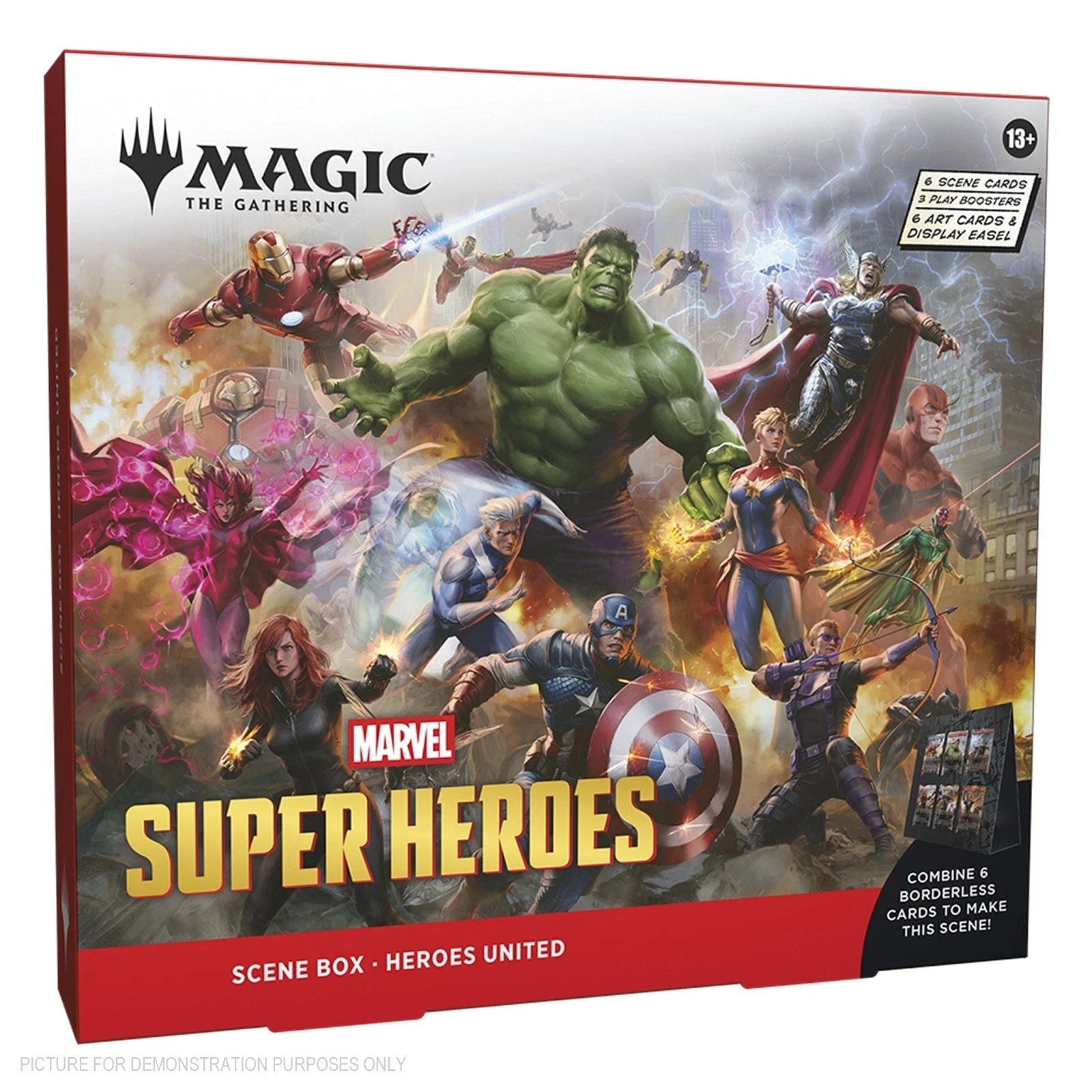 Magic: The Gathering® | Marvel Super Heroes Scene Box - Heroes United FRENLY BRICKS - Open 7 Days image 1