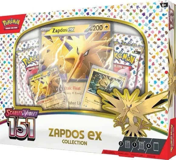 Pokemon Scarlet & Violet 151 Zapdos Ex Box - FACTORY SEALED FRENLY BRICKS - Open 7 Days