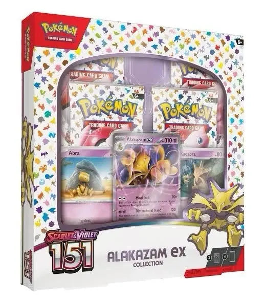 Pokemon TCG Scarlet & Violet 151 Alakazam Ex Collection Box Sealed FRENLY BRICKS - Open 7 Days