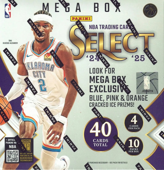 2024-25 PANINI SELECT NBA BASKETBALL SEALED 10-PACK MEGA BOX ICE FRENLY BRICKS - Open 7 Days