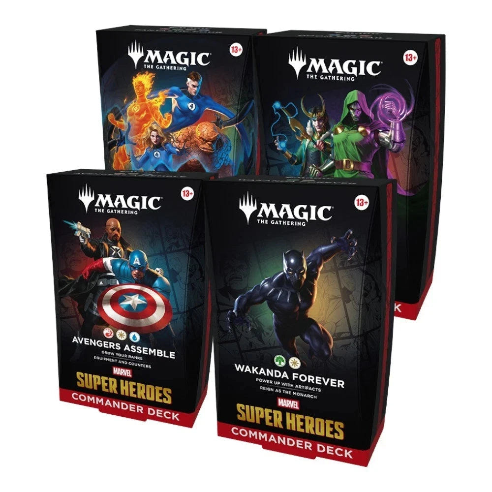 Magic the Gathering - Marvel Super Heroes Commander Deck Set - NEW SEALED FRENLY BRICKS - Open 7 Days image 1