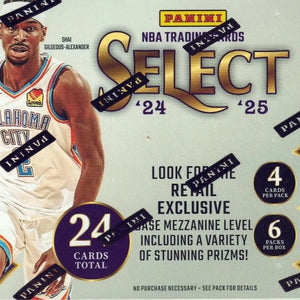 2024-25 PANINI SELECT NBA BASKETBALL SEALED 6-PACK BLASTER BOX ICE FRENLY BRICKS - Open 7 Days