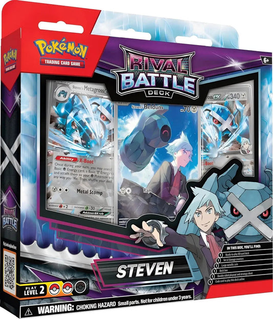 POKEMON TCG RIVAL BATTLE DECK STEVEN FRENLY BRICKS - Open 7 Days