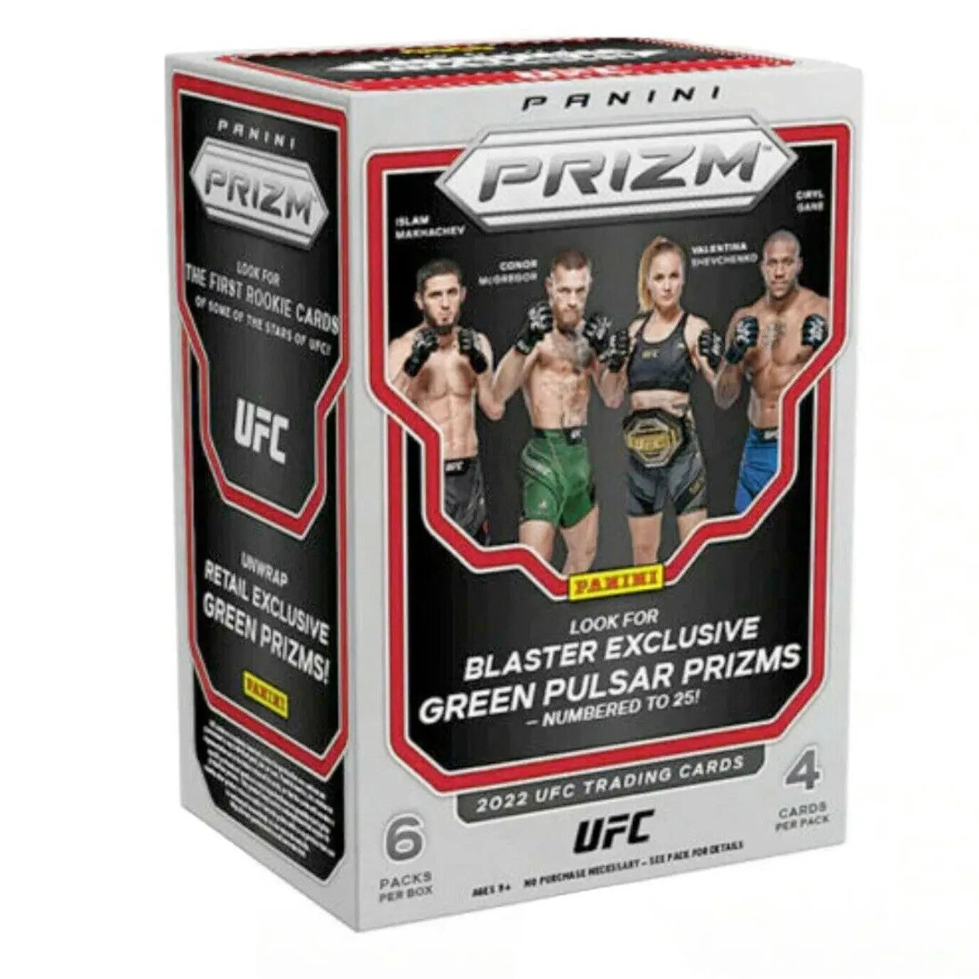 2022 Panini Prizm UFC 6 Pack Blaster Box | Green Pulsar Prizms FRENLY BRICKS - Open 7 Days