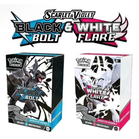 Pokémon TCG Black Bolt & White Flare Booster Bundle Set Sealed FRENLY BRICKS - Open 7 Days