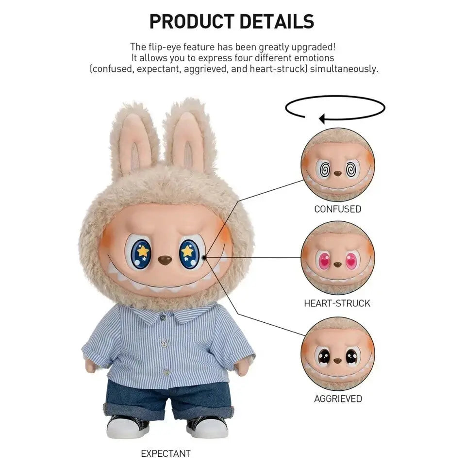POP MART LABUBU THE MONSTERS - FLIP WITH ME Vinyl Plush Doll - Authentic New Rare FRENLY BRICKS - Open 7 Days