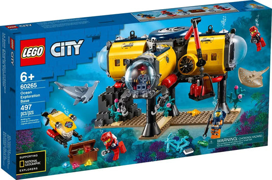 LEGO City 60265 Ocean Exploration Base - Factory Sealed NISB Retired Set FRENLY BRICKS - Open 7 Days