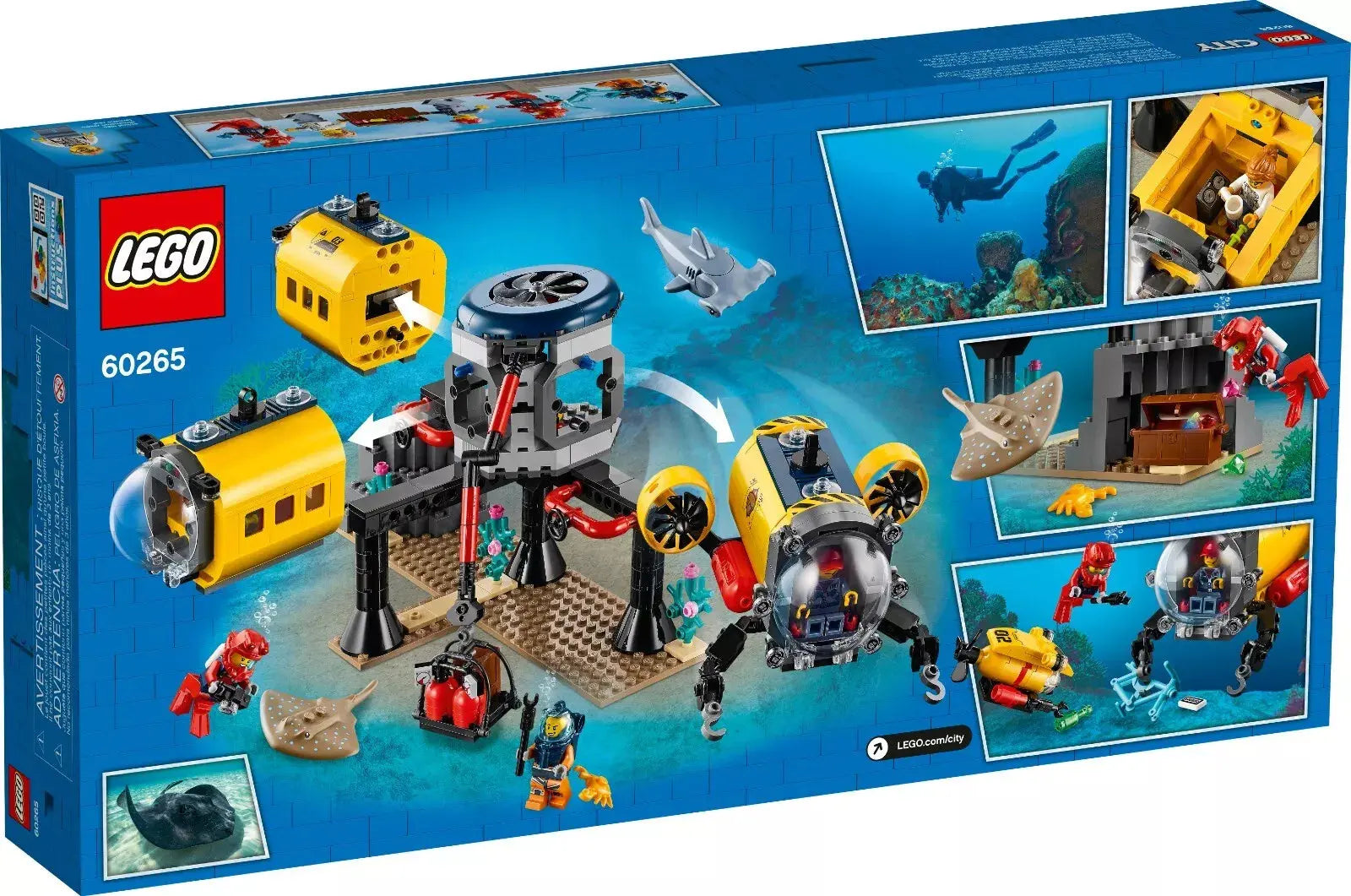 LEGO City 60265 Ocean Exploration Base - Factory Sealed NISB Retired Set FRENLY BRICKS - Open 7 Days