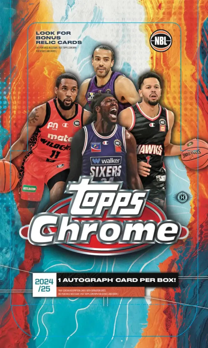 2024/25 Topps Chrome NBL Basketball Hobby FRENLY BRICKS - Open 7 Days