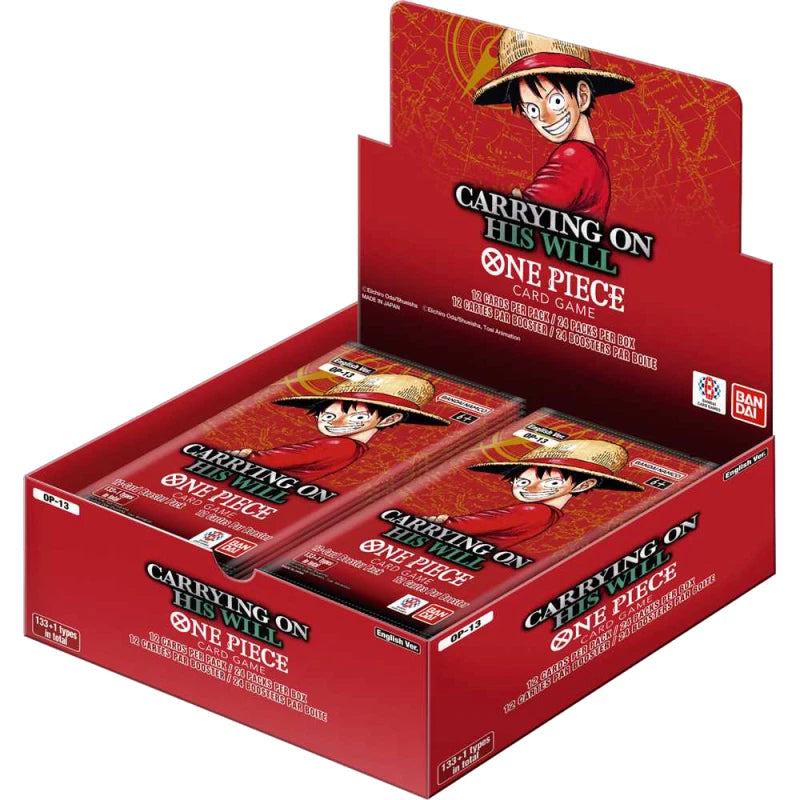 One Piece Card Game - OP-13 Carrying On His Will English Booster Box FRENLY BRICKS - Open 7 Days