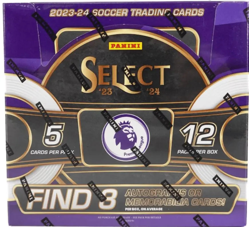 2023-24 PANINI SELECT EPL SOCCER HOBBY BOX FRENLY BRICKS - Open 7 Days