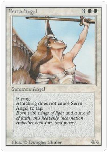 Serra Angel 3rd Edition (U) Collector #: 040 FRENLY BRICKS