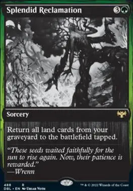 Splendid Reclamation Innistrad: Double Feature (R) Collector #: 488 FRENLY BRICKS - Open 7 Days