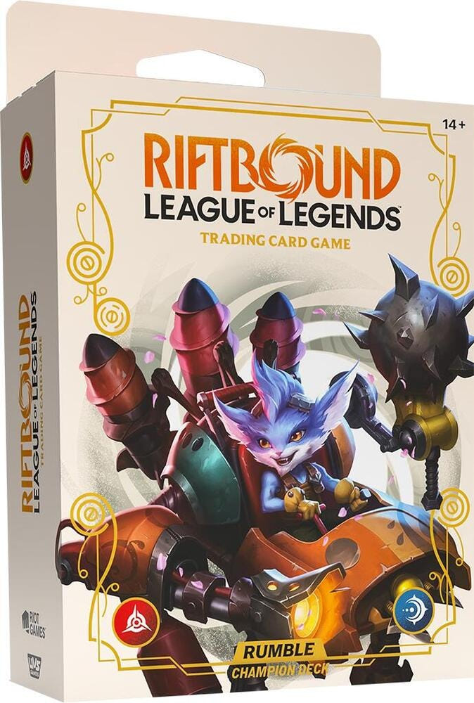 Riftbound Spiritforged Champion Deck - Rumble image 1
