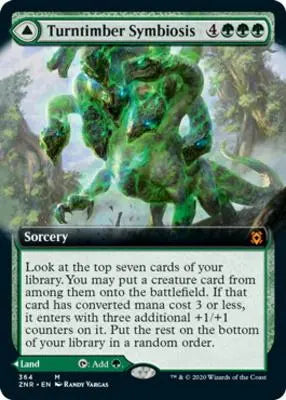 Turntimber Symbiosis Zendikar Rising (M) Collector #: 215 FRENLY BRICKS - Open 7 Days