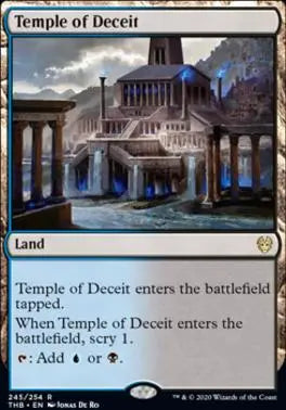 Temple of Deceit Theros Beyond Death (R) Collector #: 245 FRENLY BRICKS - Open 7 Days