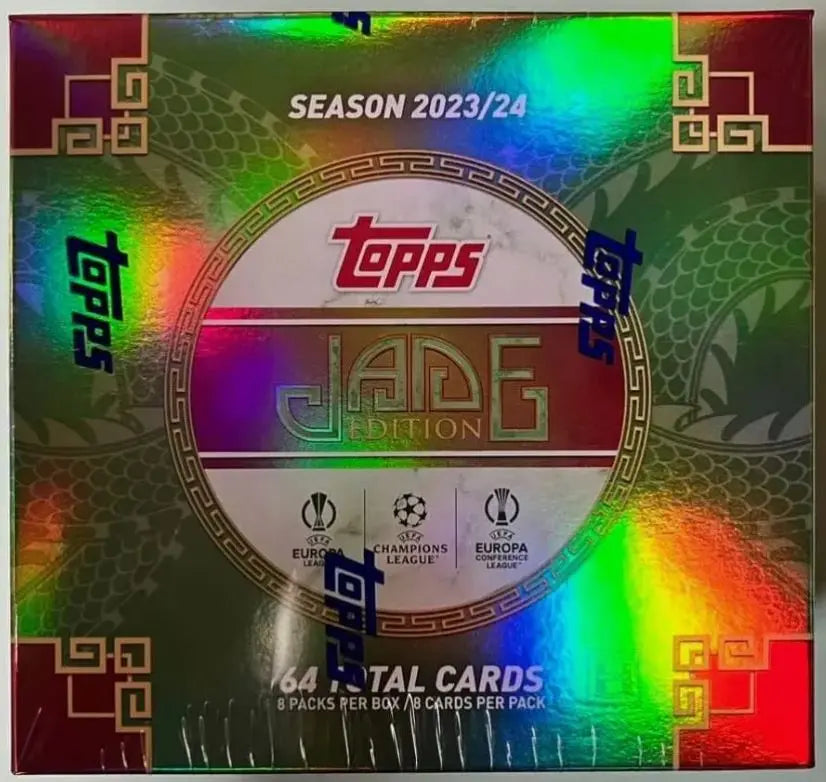 2023-24 TOPPS JADE EDITION UEFA CLUB COMPETITIONS SOCCER HOBBY BOX FRENLY BRICKS - Open 7 Days