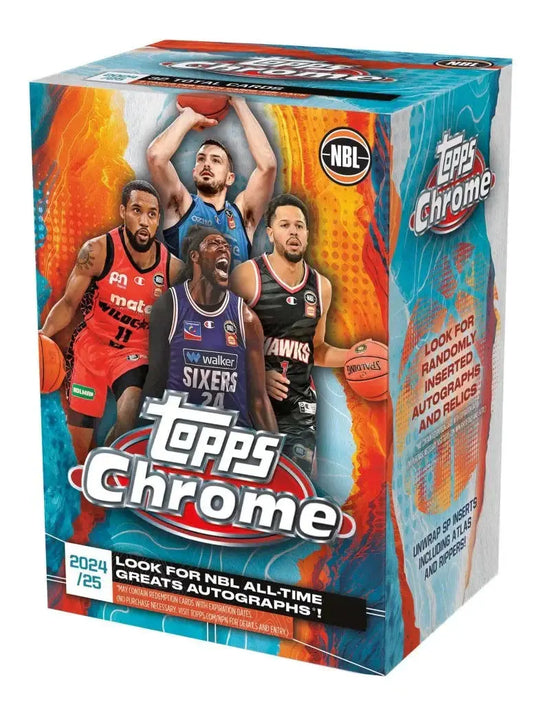 2024/25 Topps Chrome NBL Basketball Blaster Value Box FRENLY BRICKS - Open 7 Days