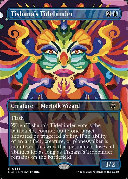 Tishana's Tidebinder (0335 - Borderless) The Lost Caverns of Ixalan Variants (R) Collector #: 0335 FRENLY BRICKS - Open 7 Days