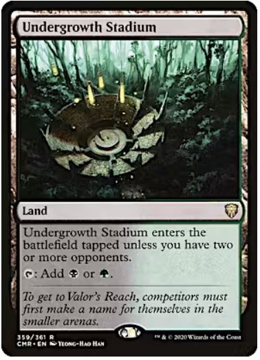 Undergrowth Stadium Commander Legends (R) Collector #: 359 FRENLY BRICKS - Open 7 Days