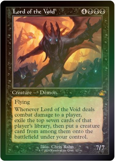 Lord of the Void (0327 - Retro Frame) Ravnica Remastered FOIL FRENLY BRICKS - Open 7 Days