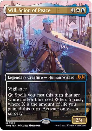 Will, Scion of Peace (Borderless) Wilds of Eldraine Variants (M) Collector #: 0302 - FRENLY BRICKS - Open 7 Days