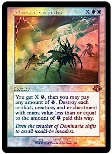 Wrath of the Skies (0397 - Retro Frame) Modern Horizons 3 Variants (R) Collector #: 0397 FRENLY BRICKS - Open 7 Days