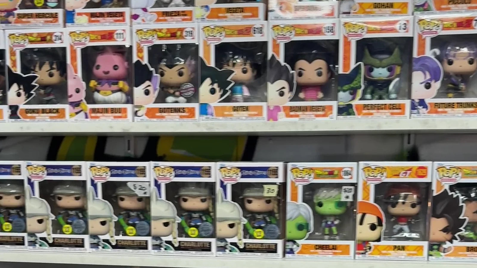 Real Dragon Ball Funko Pop stock inside Frenly Bricks Carrara